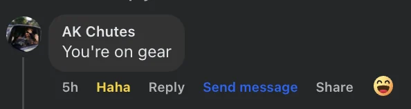 Another social media reaction to Ted’s training progress 4